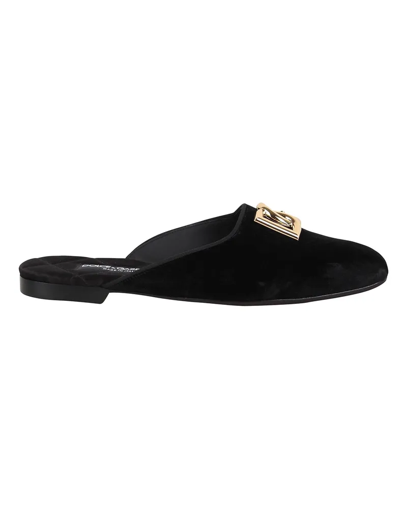 Dolce & Gabbana Zehentrenner - Schwarz Schwarz