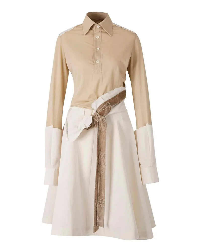 Maison Margiela Knielanges Kleid - Beige Beige
