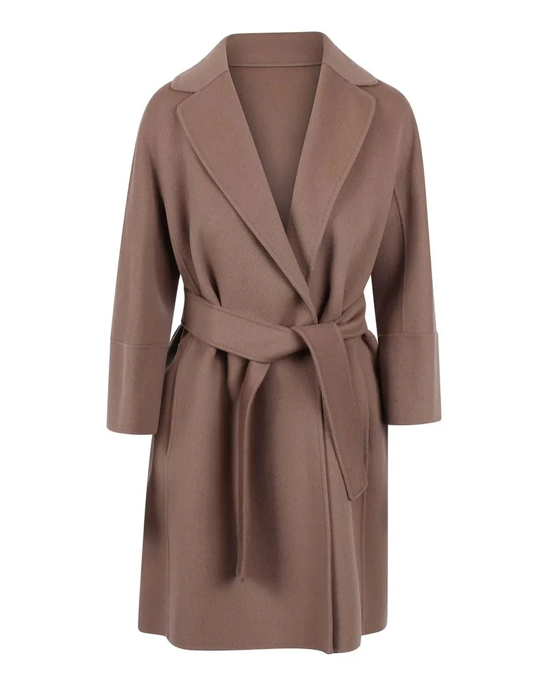 Max Mara Kurzer Mantel - Braun Braun