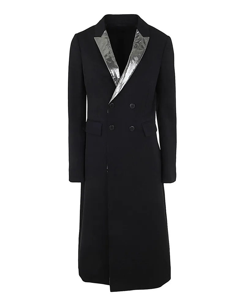 Sapio Knielanger Mantel - Schwarz Schwarz