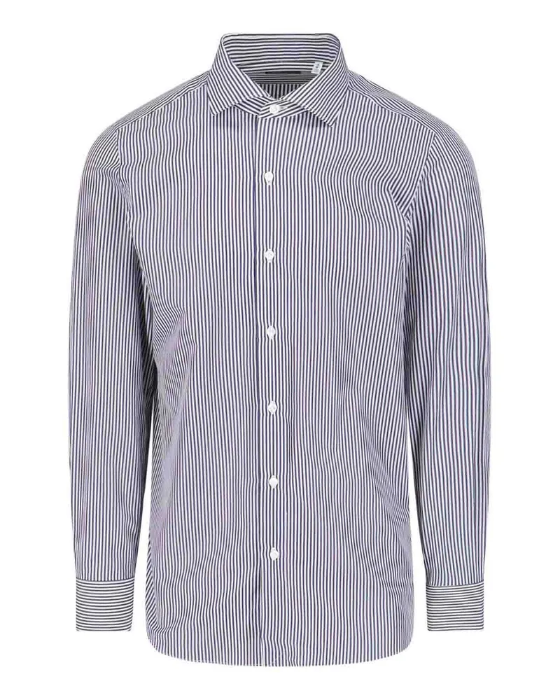 Finamore 1925 Hemd - Blau Blau