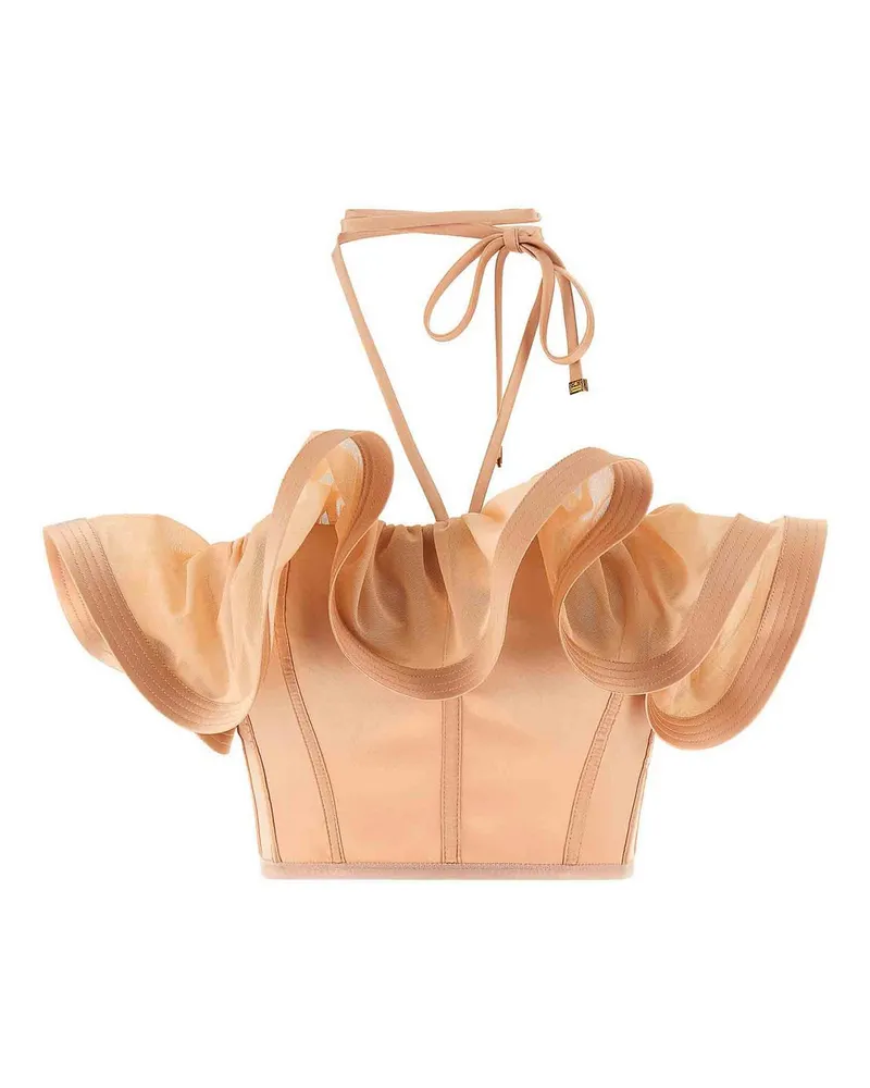 Elisabetta Franchi Top - Nude Nude
