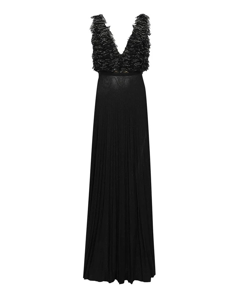 Elisabetta Franchi Abendkleid - Schwarz Schwarz