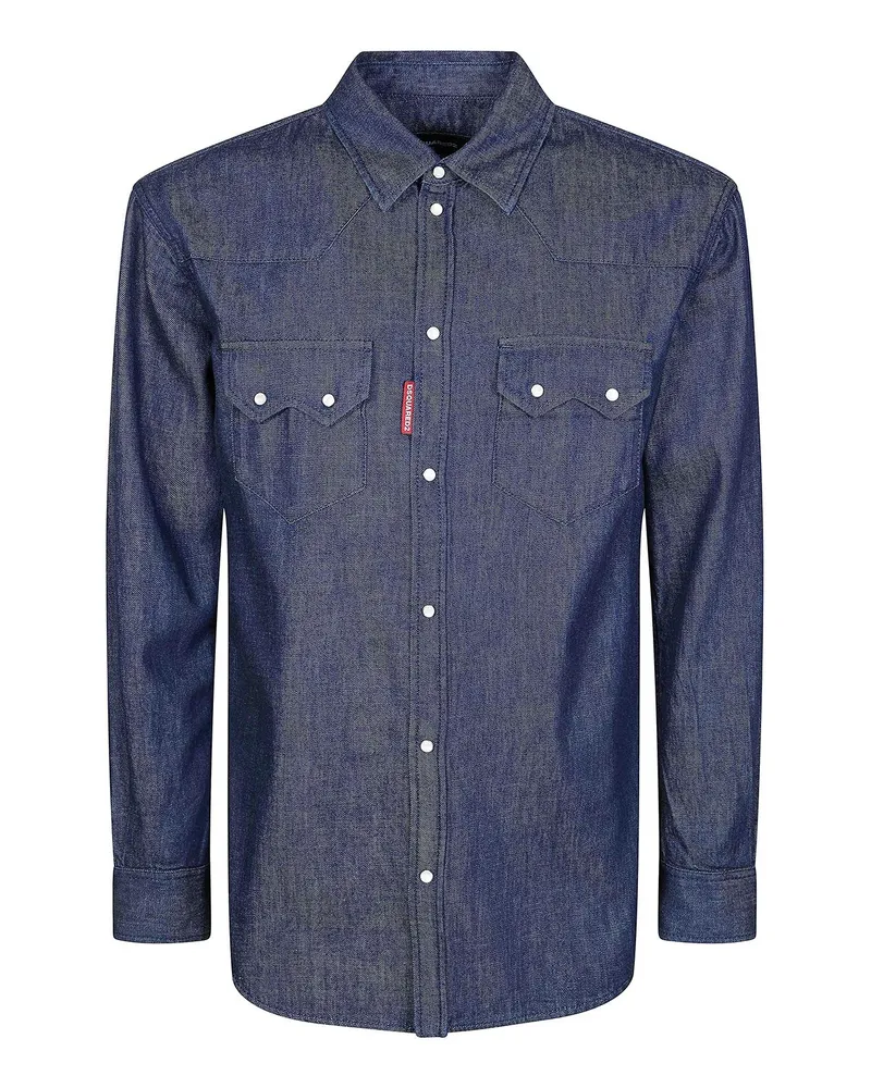 Dsquared2 Hemd - Blau Blau