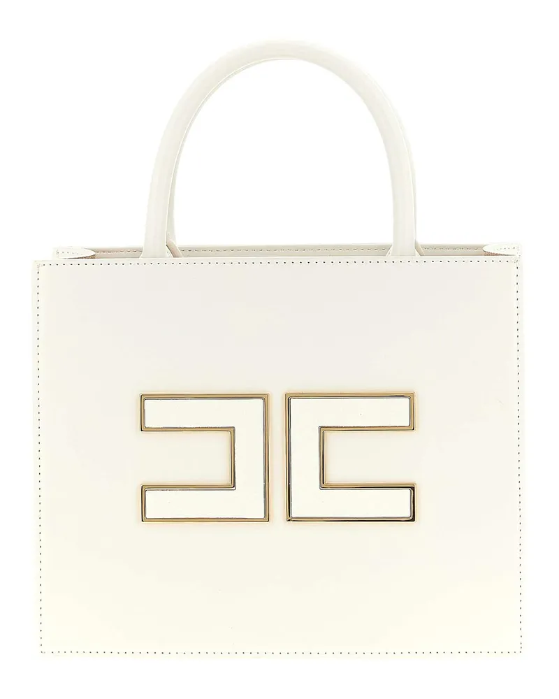 Elisabetta Franchi Shopper - Weiß Weiß
