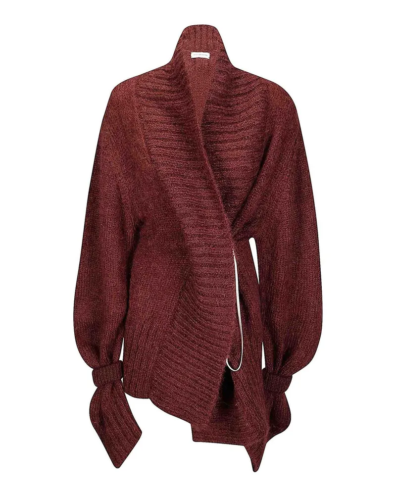 Dries van Noten Cardigan - Dunkelrot Dunkelrot