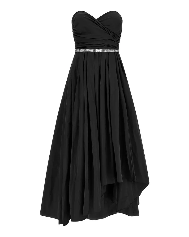 Pinko Knielanges Kleid - Schwarz Schwarz