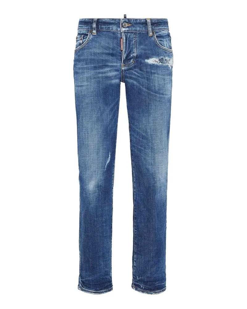 Dsquared2 Straight Leg Jeans - Dunkelblau Dunkelblau