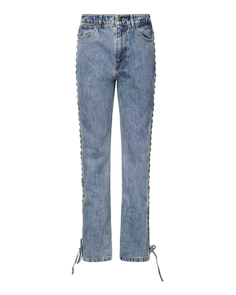 ROTATE Birger Christensen Straight Leg Jeans - Bunt Bunt