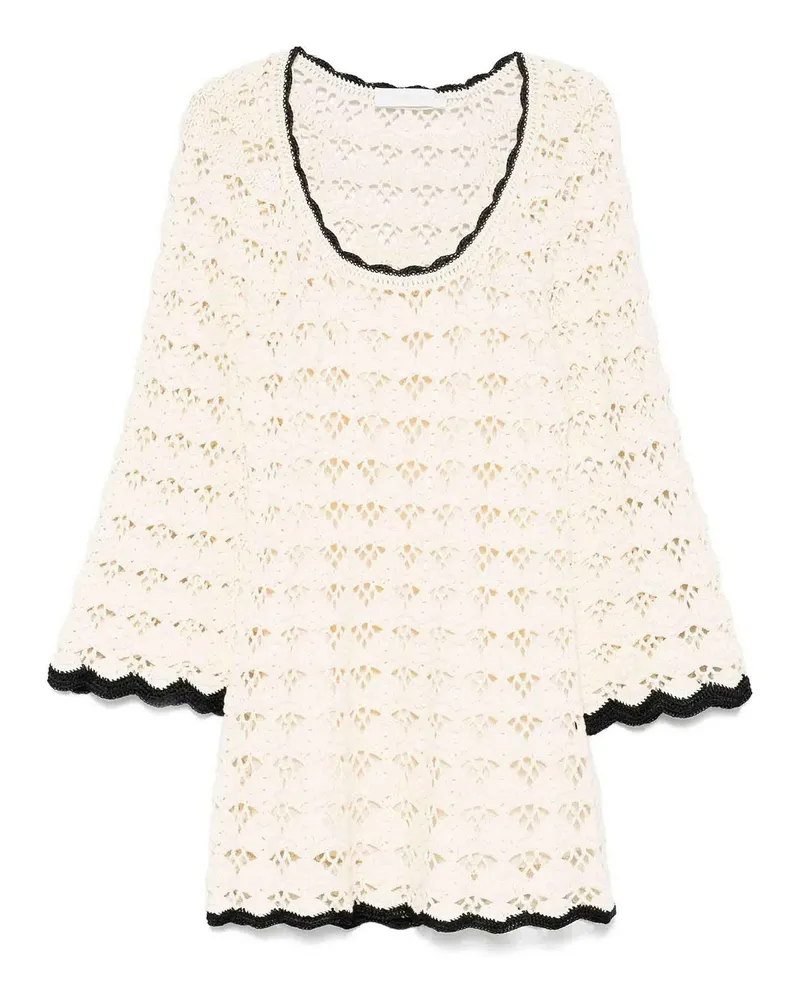 Zimmermann Knielanges Kleid - Beige Beige