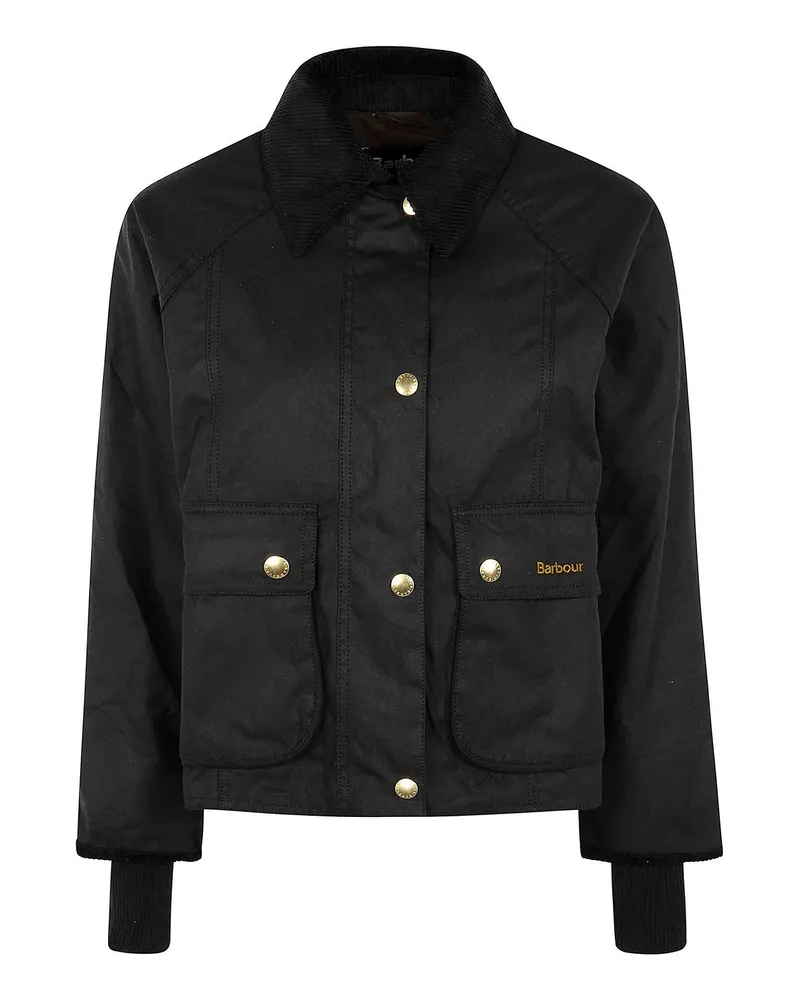 Barbour Kurzer Mantel - Schwarz Schwarz
