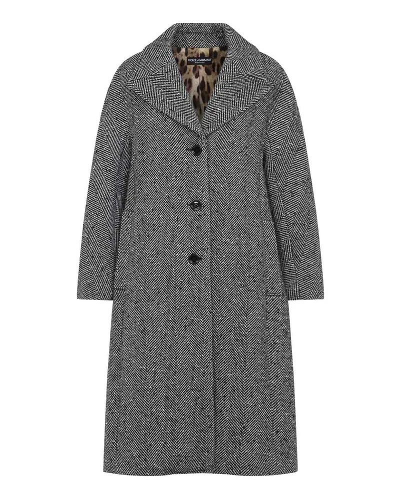 Dolce & Gabbana Knielanger Mantel - Bunt Bunt