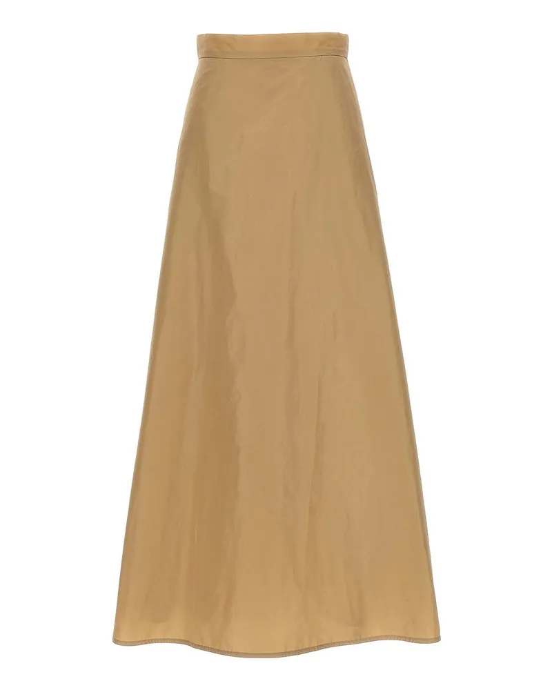 Jil Sander Langer Rock - Beige Beige