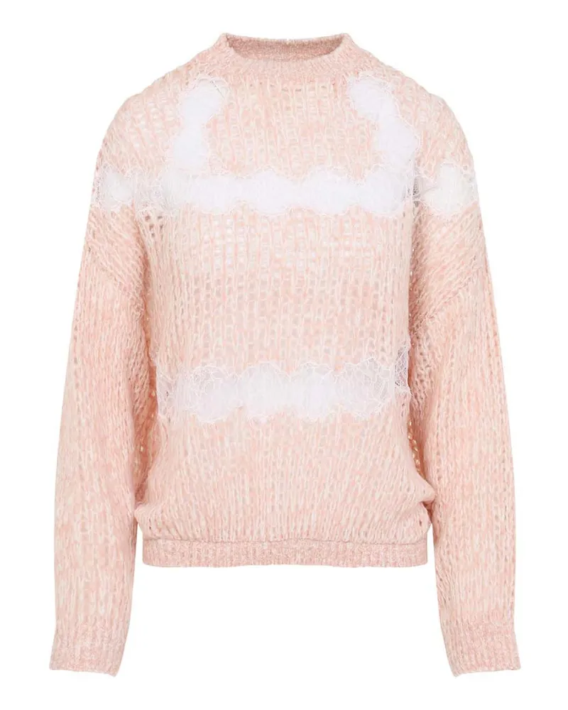Giambattista Valli Rundhalspullover - Rosa Rosa