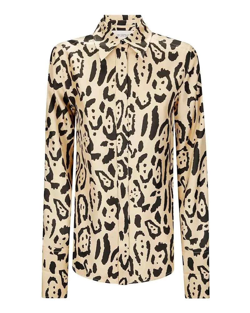 SPORTMAX Hemd - Camel Animal
