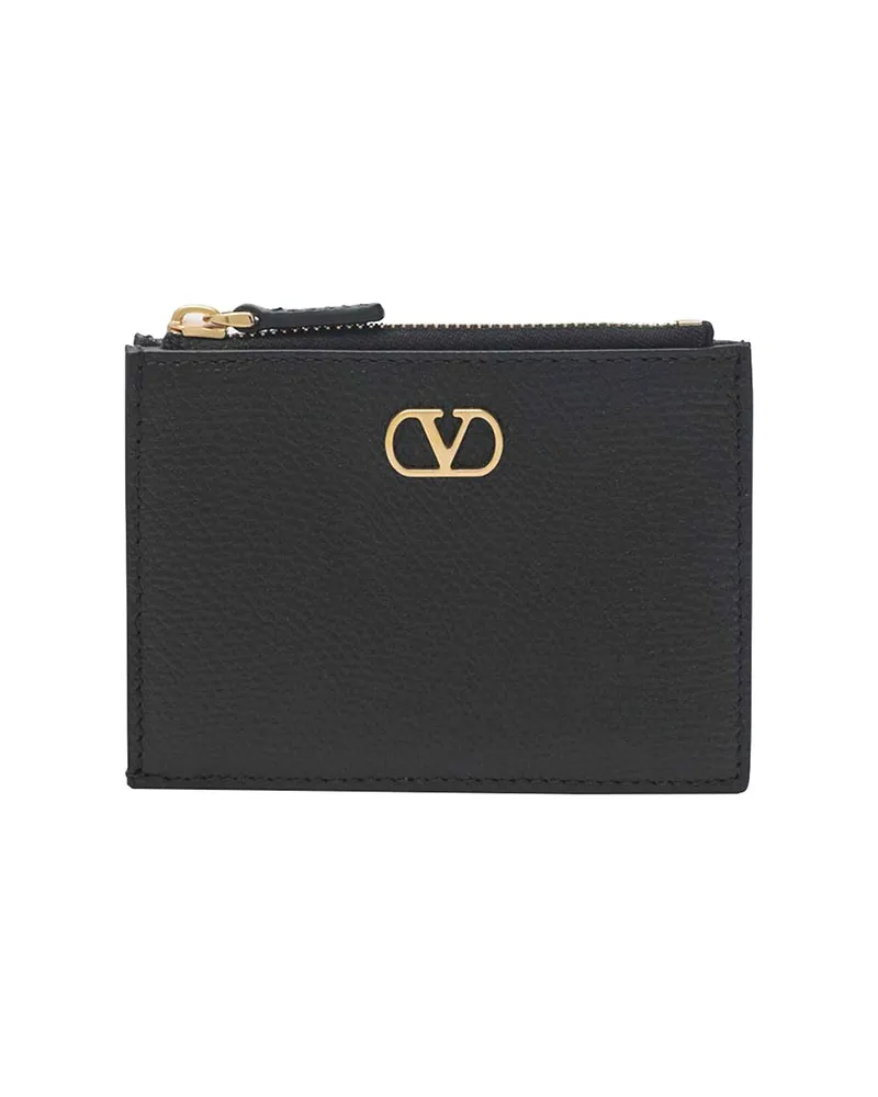 Valentino Garavani Portemonnaie - Schwarz Schwarz