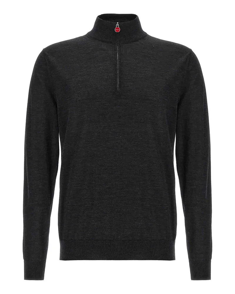 Kiton Cardigan - Grau Grau