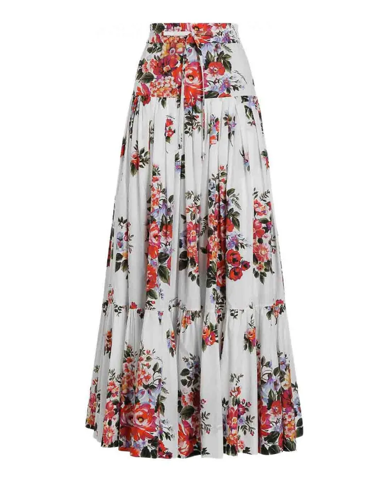 Dolce & Gabbana Langer Rock - Weiß Weiß