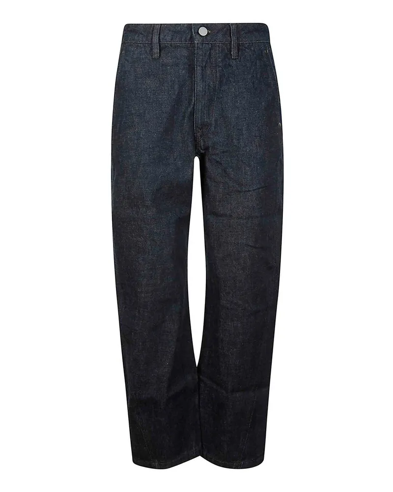 Christophe Lemaire Straight Leg Jeans - Blau Blau