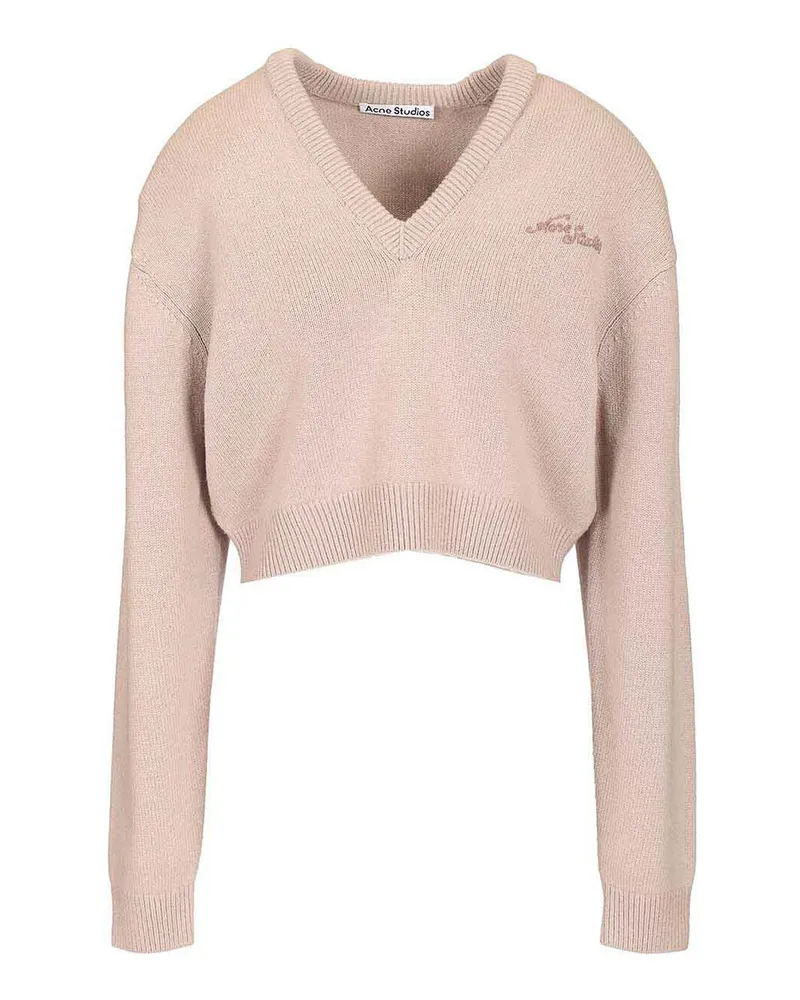 Acne Studios Rundhalspullover - Grau Grau