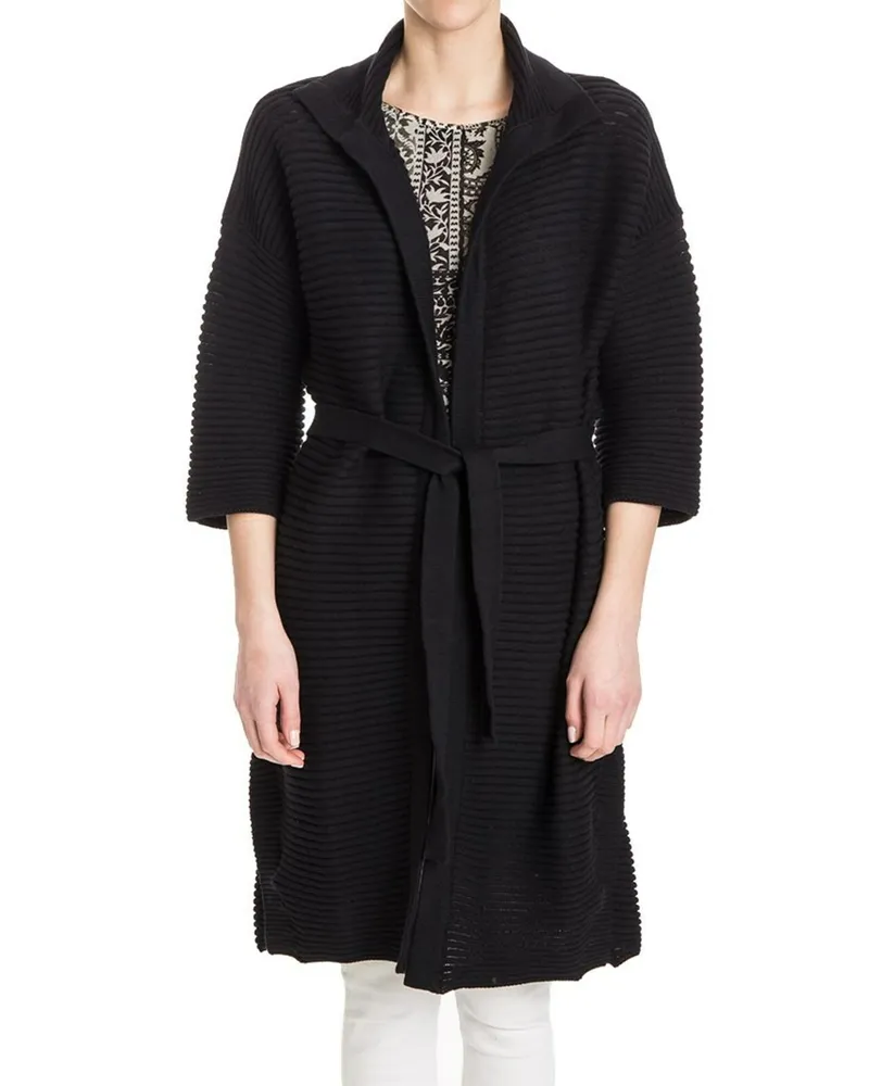 FUZZI Cardigan - Schwarz Schwarz