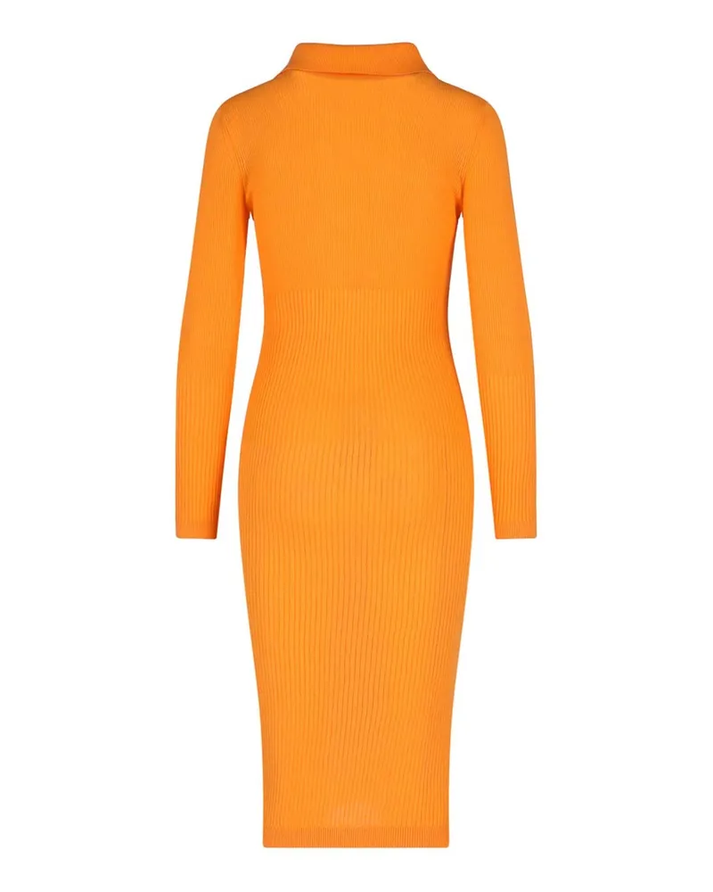 Patou Knielanges Kleid - Orange Orange