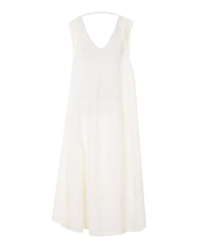 Maurizio Pecoraro Maxikleid - Weiß Weiß