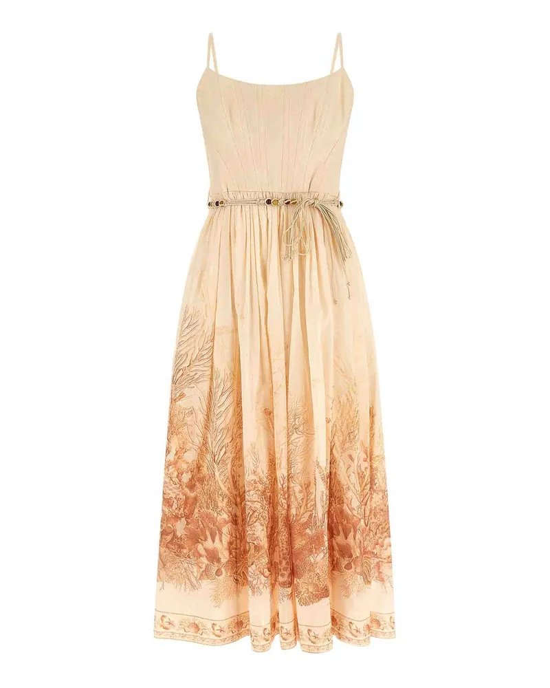 Zimmermann Knielanges Kleid - Keine Nude