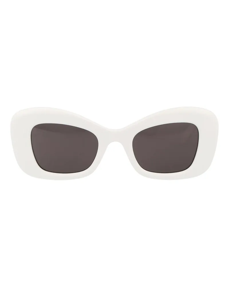 Alexander McQueen Sonnenbrille - Weiß Weiß