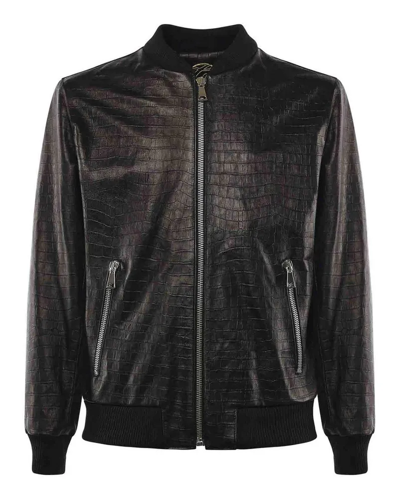 Giuliano Galiano Bomberjacke - Schwarz Schwarz