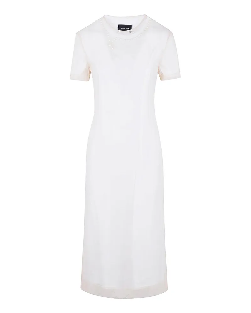 Simone Rocha Maxikleid - Weiß Weiß
