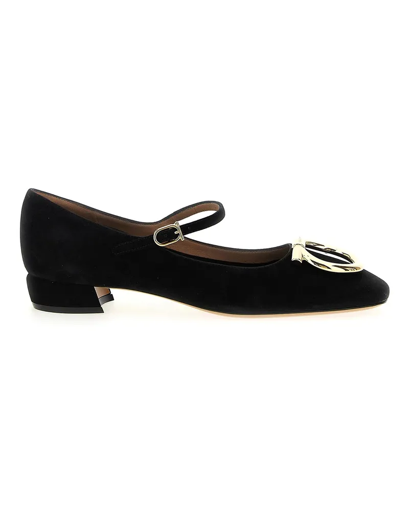 Ferragamo Ballerinas - Schwarz Schwarz