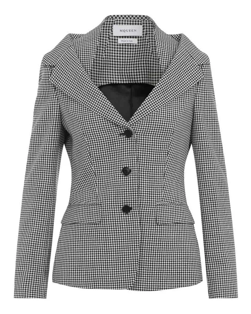 Alexander McQueen Weste - Schwarz Schwarz