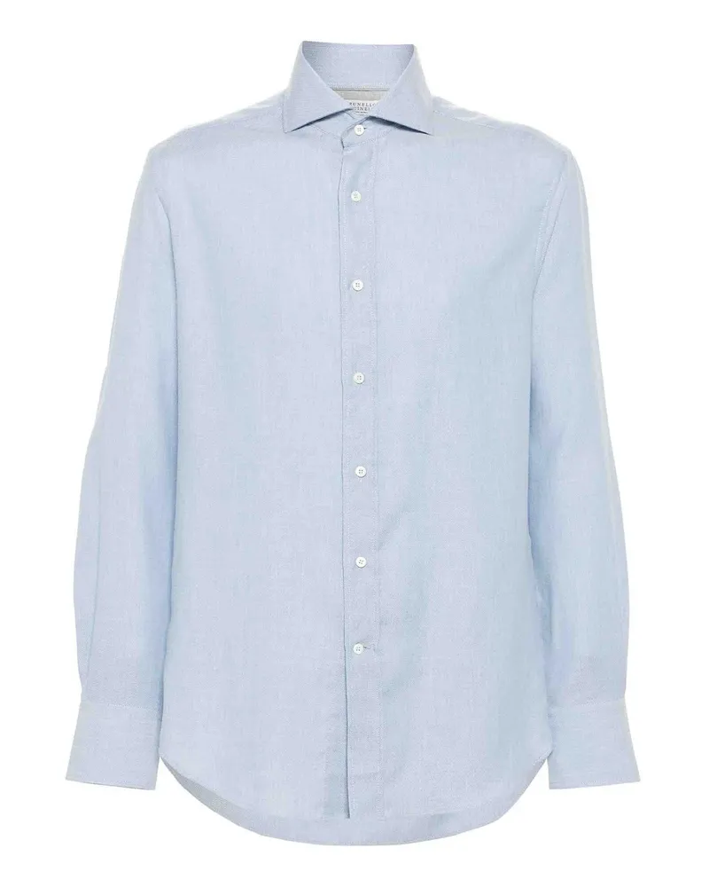 Brunello Cucinelli Hemd - Blau Blau