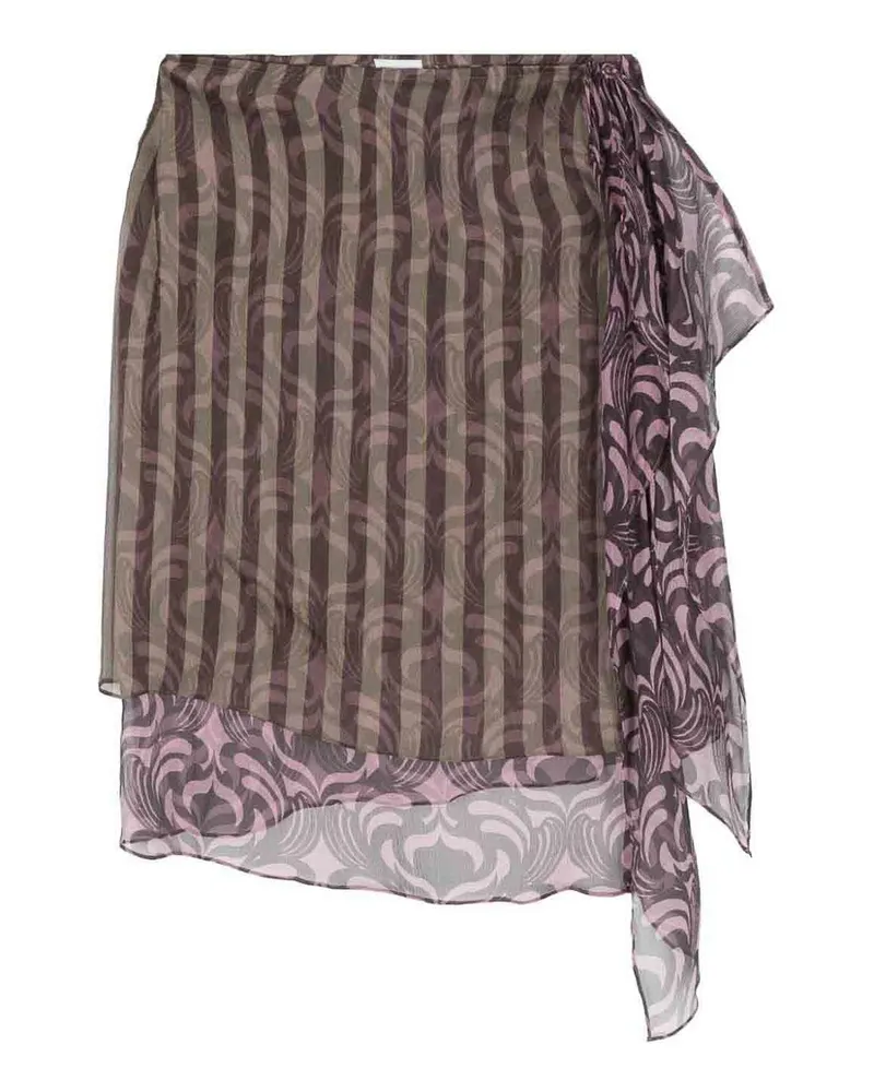Dries van Noten Midirock - Weiß Weiß
