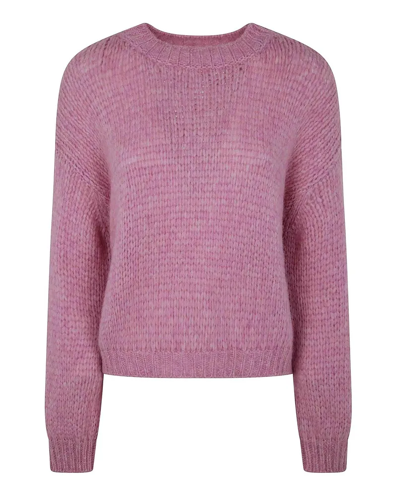 Nuur Rundhalspullover - Rosa Rosa