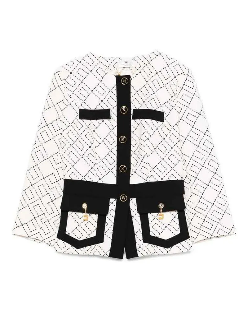 Elisabetta Franchi Blazer - Weiß Weiß