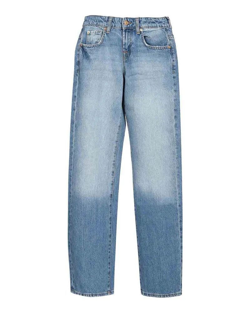 7 for all mankind Straight Leg Jeans - Blau Blau