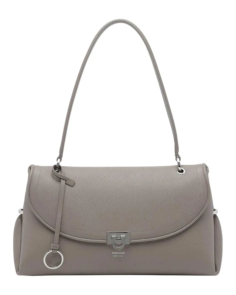Ferragamo Schultertasche - Grau Grau