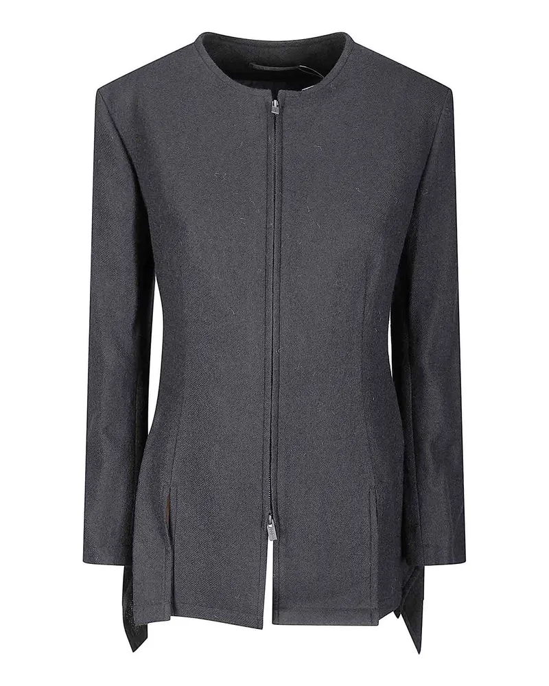 Yohji Yamamoto Casualjacke - Schwarz Schwarz