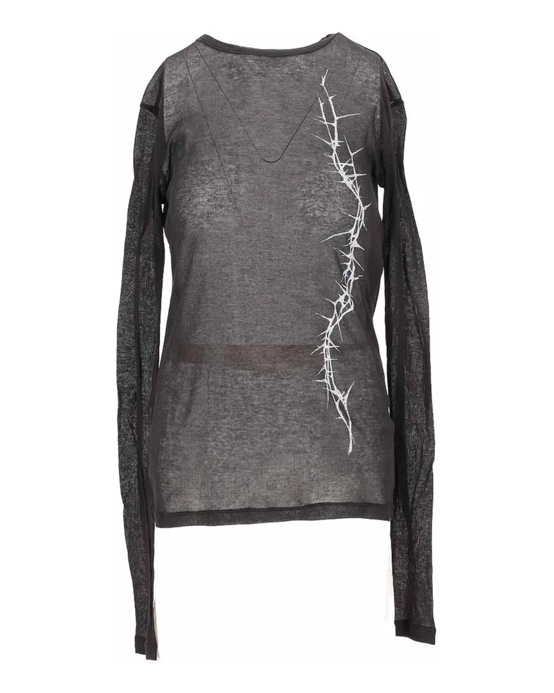 Ann Demeulemeester T-Shirt - Schwarz Schwarz