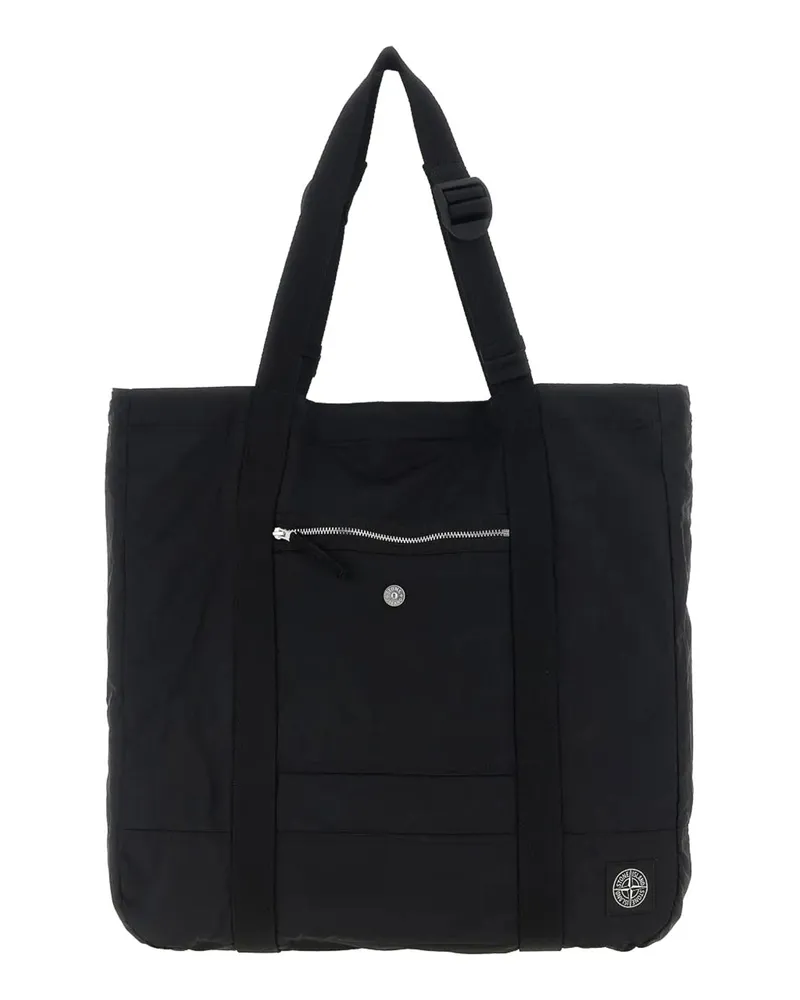 Stone Island Shopper - Schwarz Schwarz