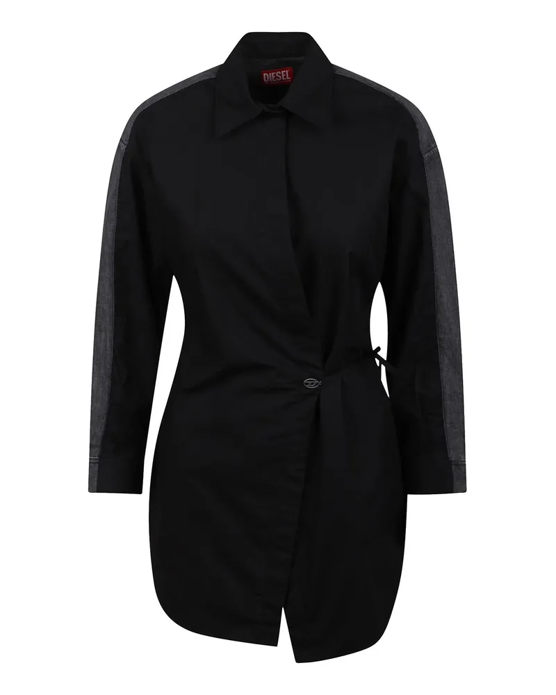 Diesel Kurzes Kleid - Schwarz Schwarz