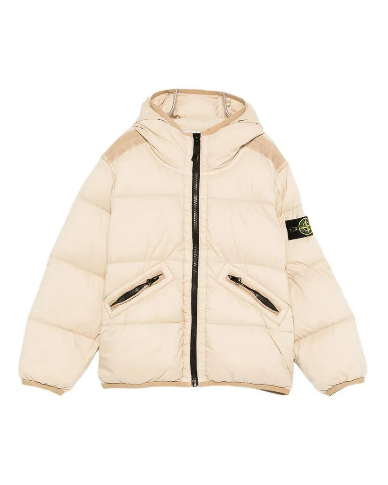 Stone Island Daunenjacke - Beige Beige