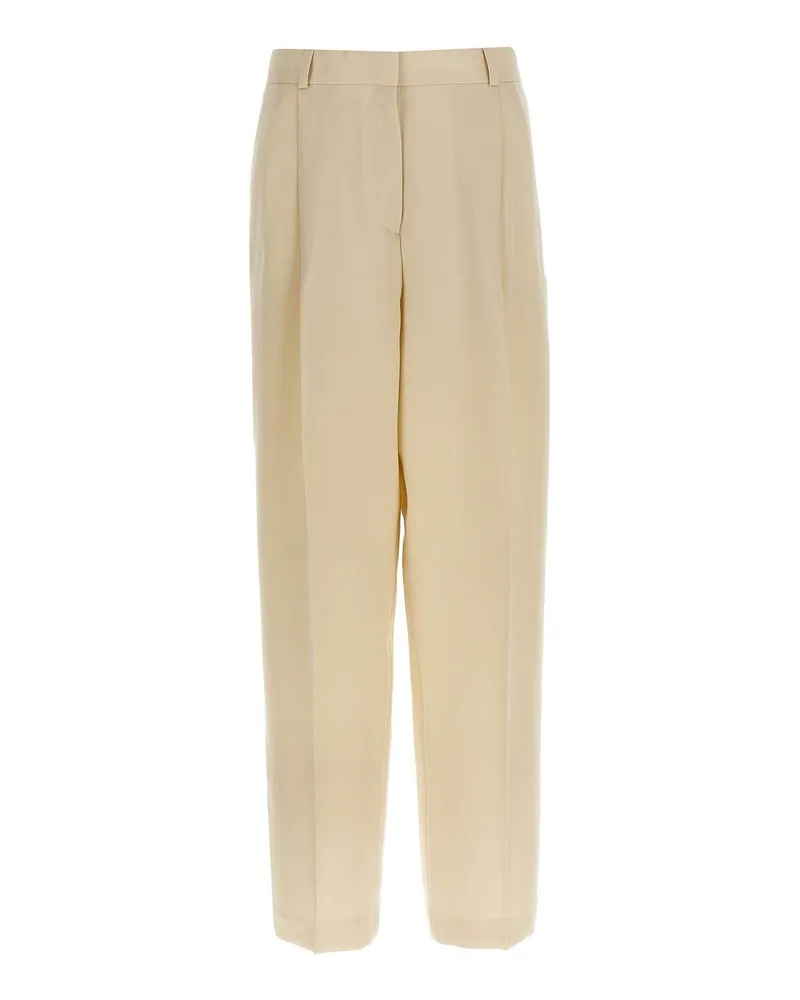 Totême Casual Hose - Weiß Weiß