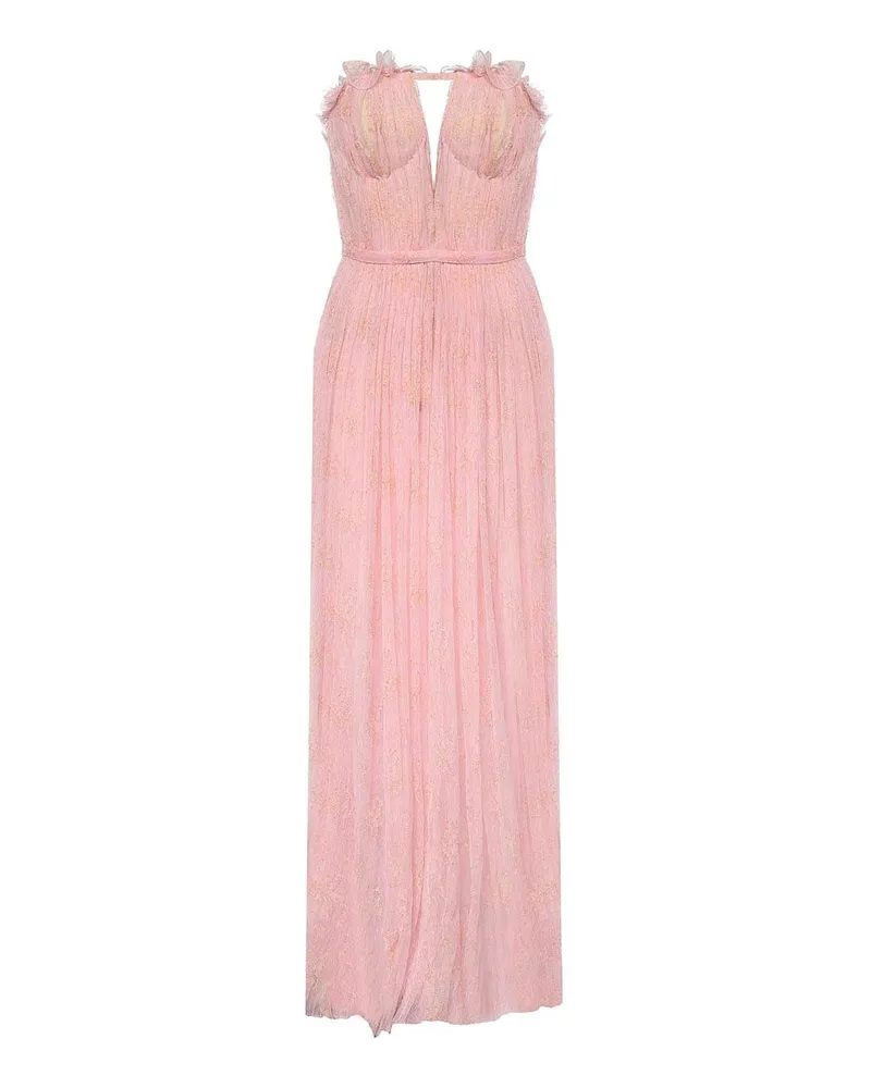 Genny Knielanges Kleid - Nude Nude