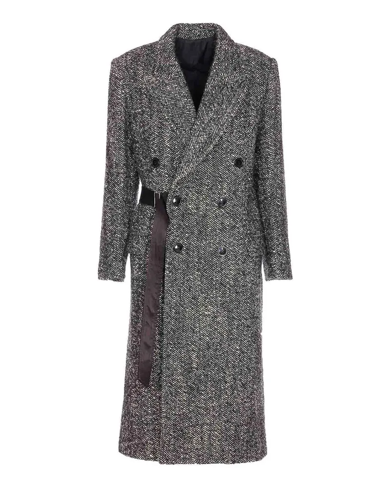 Isabel Marant Kurzer Mantel - Grau Grau