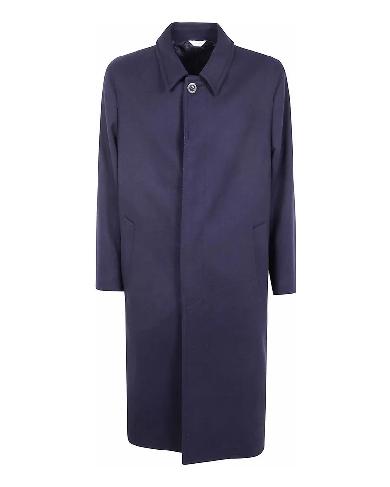 Boglioli Langer Mantel - Blau Blau