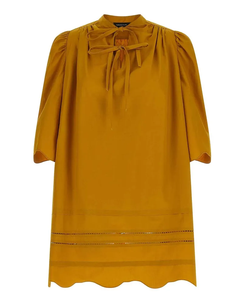 Fabiana Filippi Knielanges Kleid - Gelb Gelb