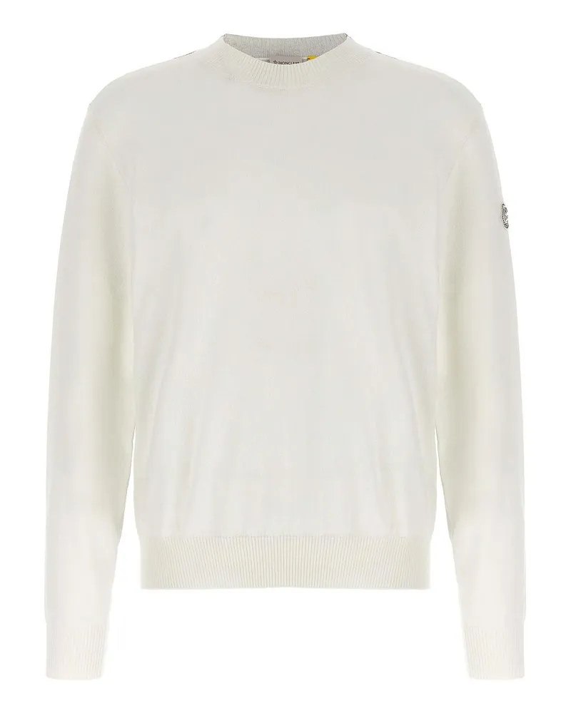 Moncler Rundhalspullover - Weiß Weiß